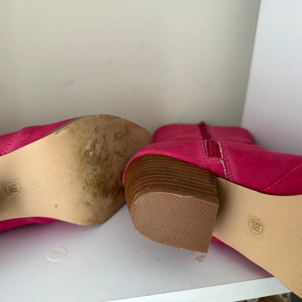 Coconuts by Matisse Pink Heeled Boots perfect for Nashville - Picture 4 of 4